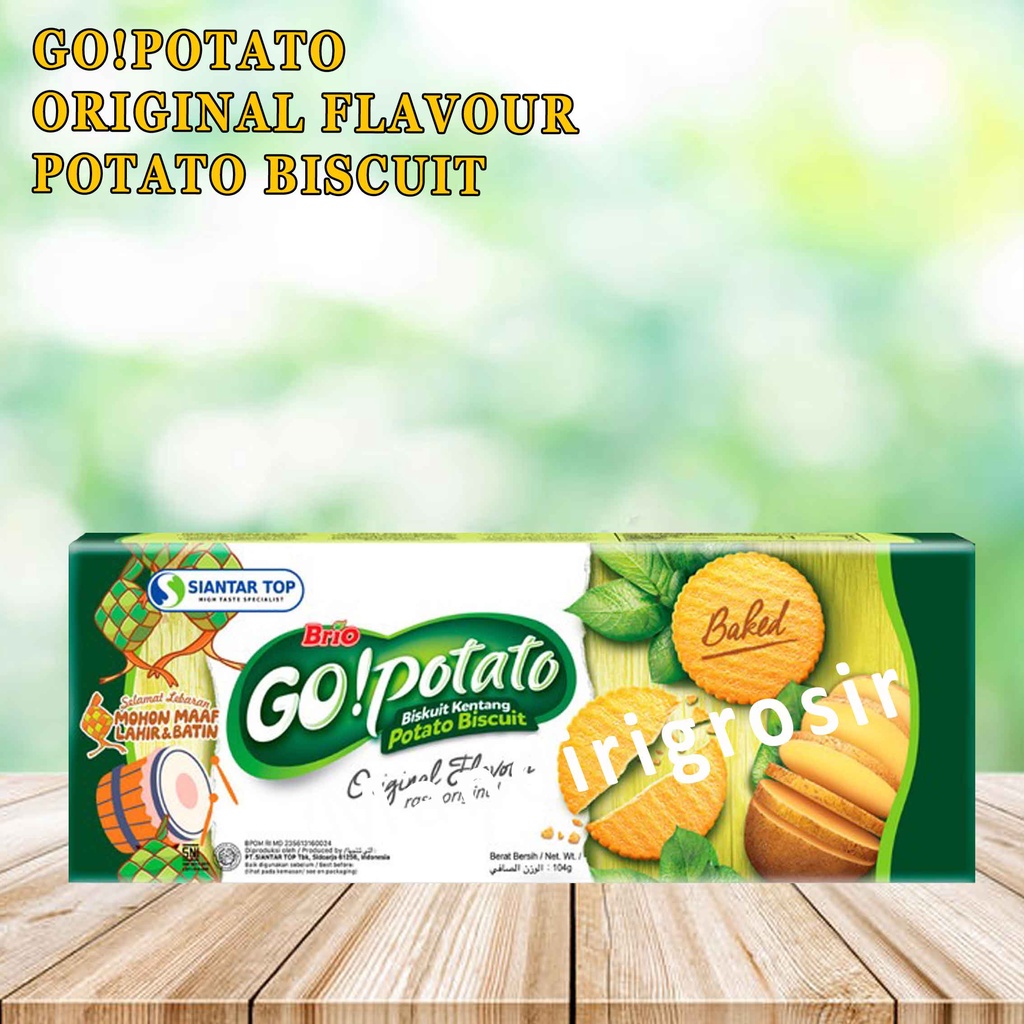 Biskuit Kentang * Rasa Original * 104g * GO!Potato