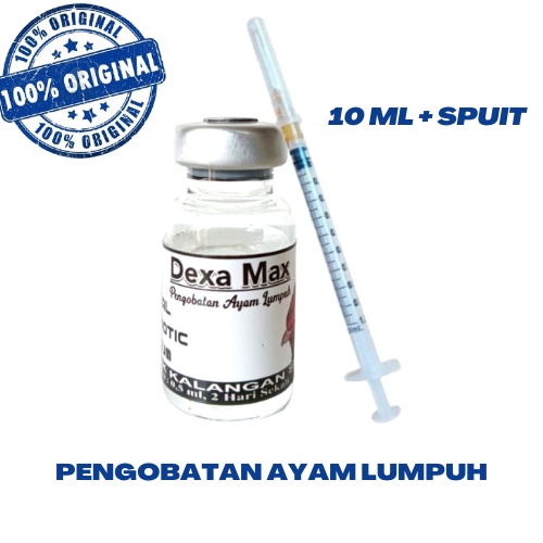 DEXA MAX 10 ML + SPUIT - Obat Ayam Lumpuh