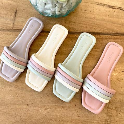 HARGA TERMURAH DUSHI Claude flat - Sandal wanita