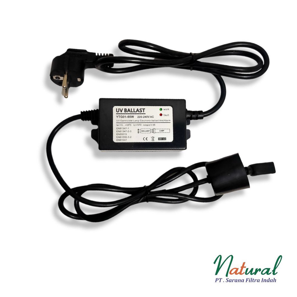 UV Ballast 55 watt / UV Ballast 2*55 watt , Part UV Sterilizer 24 - 144 GPM / YTG01