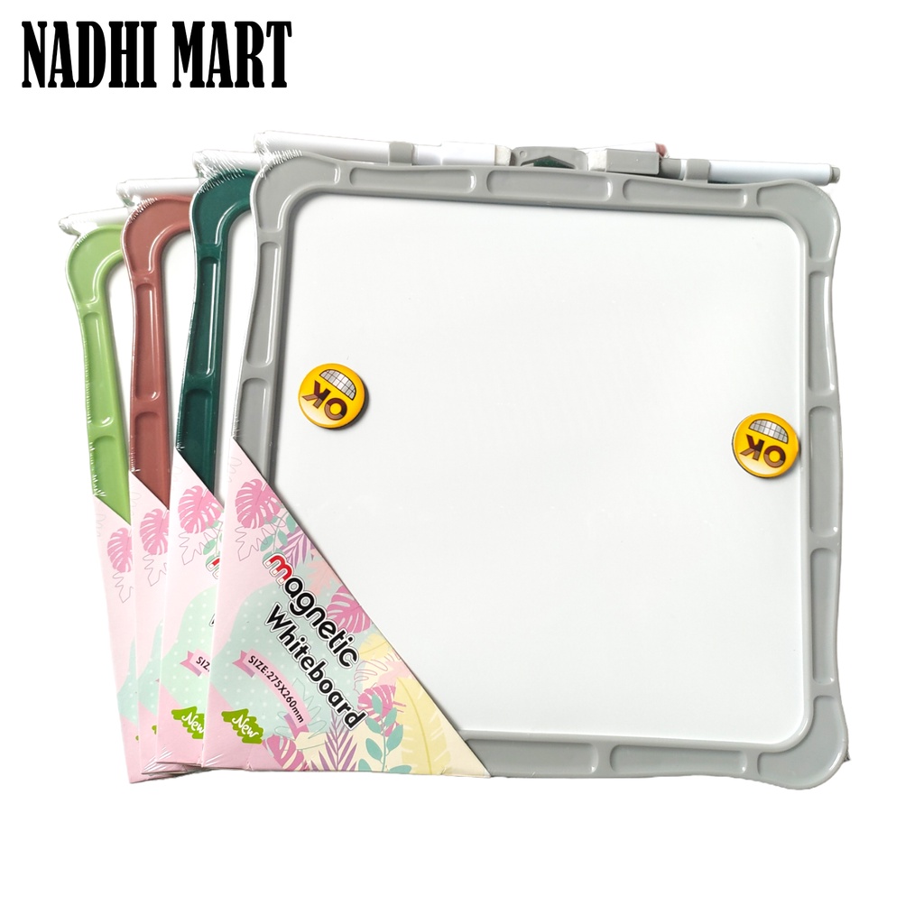 

PAPAN TULIS MAGNET / PAPAN PUTIH / WB MAGNET JL-111 27.5X26 (12/120)