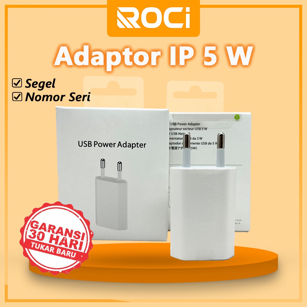 ADAPTOR USB to IP - Adapter - Batok - Kepala - kepala Charger - Kepala Casan - Charger - kepala casa