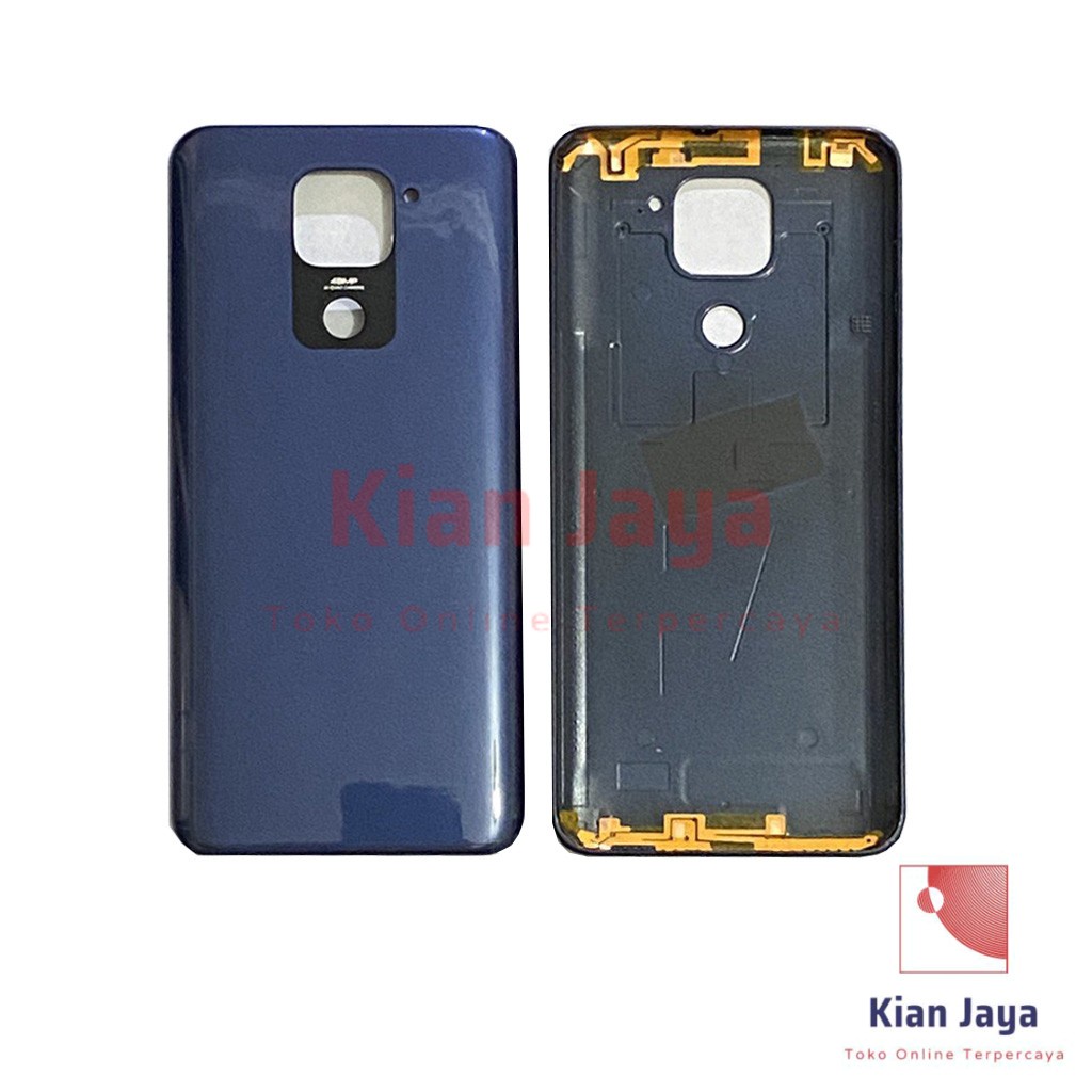 Backdoor Xiaomi Redmi Note 9 Back Cover Tutup Belakang Baterai Cassing Casing Backcase Original