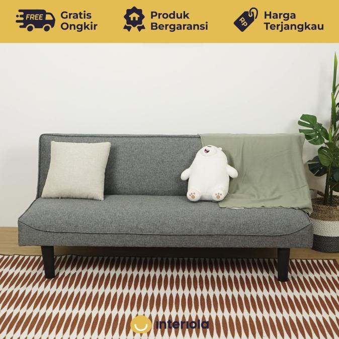 INTERIOLA Sofa Bed Fuji Minimalis Kain Hylos | Sofa Bed Tamu HOT PROMO