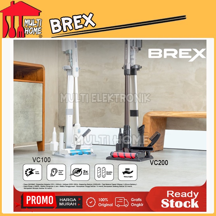 BREX - CORDLESS VACUUM CLEANER 3 IN 1 VC 100 / VC 200