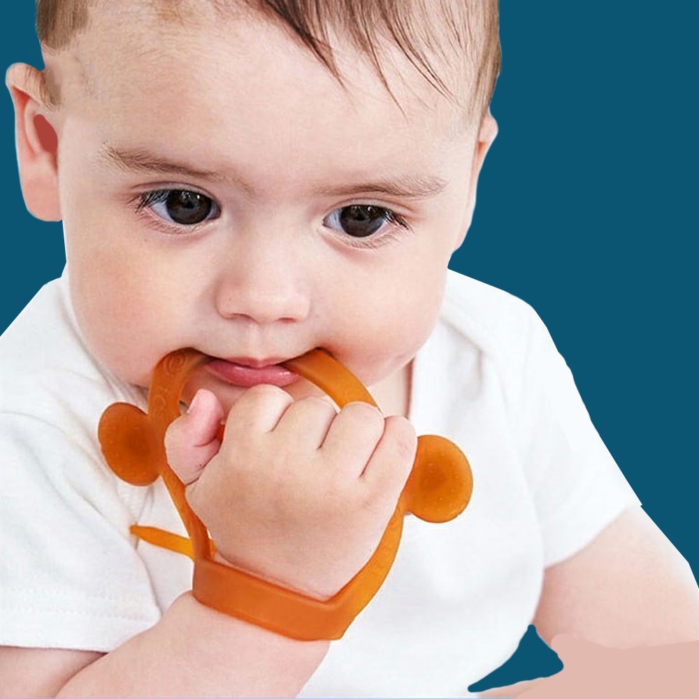 Teether bayi Gelang Karet / Gigitan Bayi Teether / Teether Gelang Teether BPA Free /Teether Bayi Gel