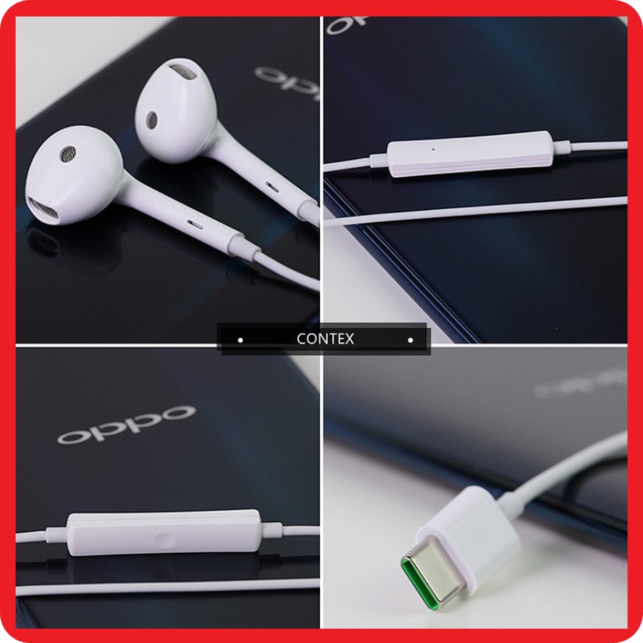 Earphone Oppo Type C Headset Hansfree Oppo Find X Earphone Type C Oppo