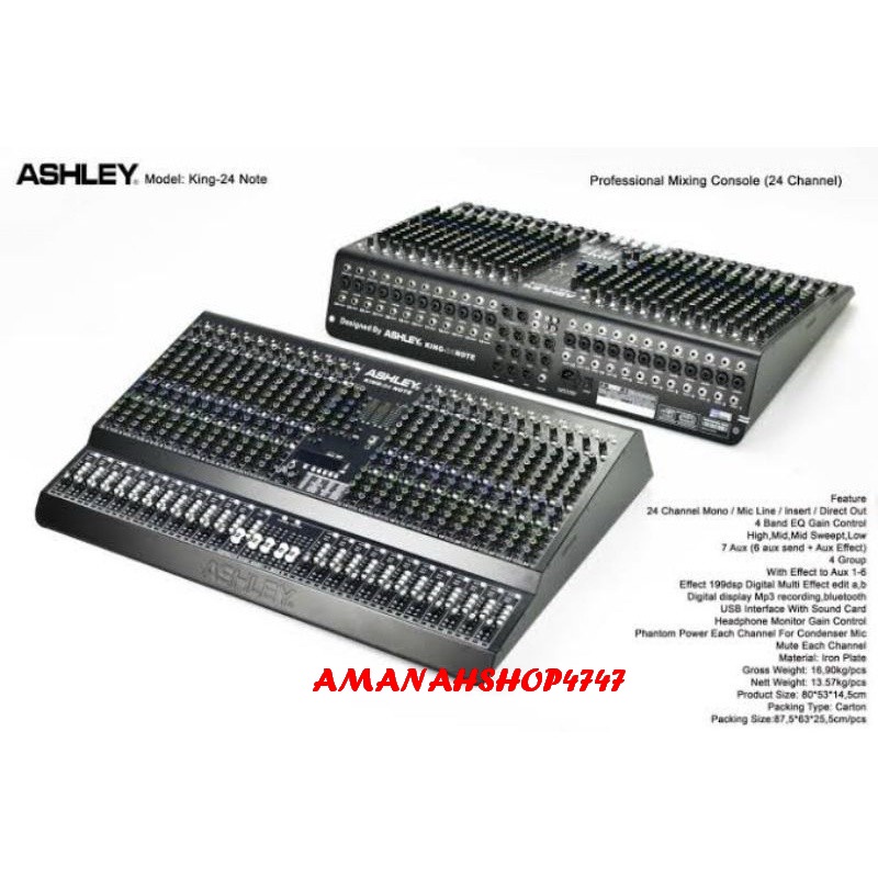 MIXER ASHLEY KING24NOTE MIXER KING 24NOTE ORIGINAL