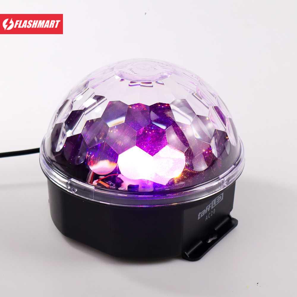 Flashmart Lampu Proyektor Disco Sensor Suara LED RGB 20W 240V - AC20