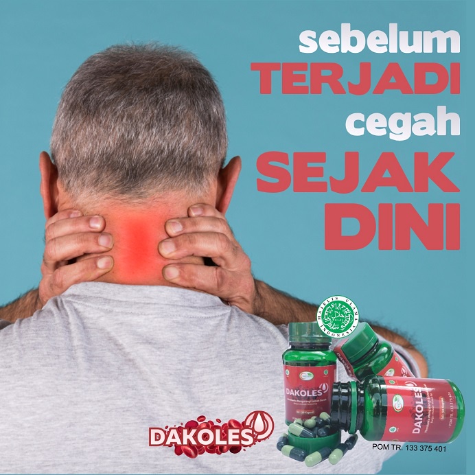 DAKOLES Herbal Menurunkan Kolesterol Melancarkan Sirkulasi Darah - Naturafit BPOM