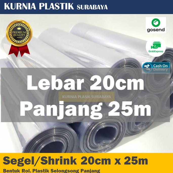 

PLASTIK SEGEL 20cm x 25m SHRINK WRAP (plastik heat shrink) HARGA DISKON