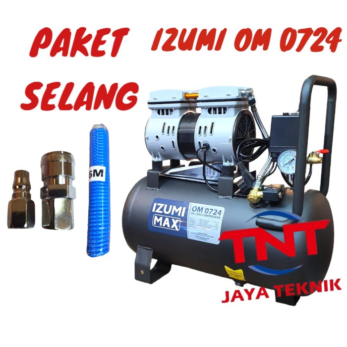 Mesin Kompresor Angin Oilles Izumi Max Om 0724 / Izumi Max Om0724