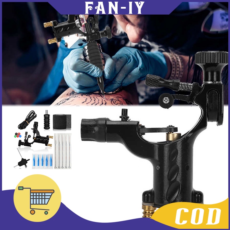 Alat Tattoo Rotary Full Set / Tatto Kit / Mesin Tato Full Set Tattoo Machine