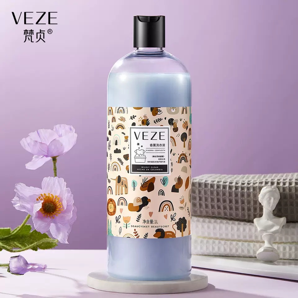 Veze Sabun Cuci Baju Detergen Laundry Pembersih Pakaian Detergen Cair Liquid 1Liter