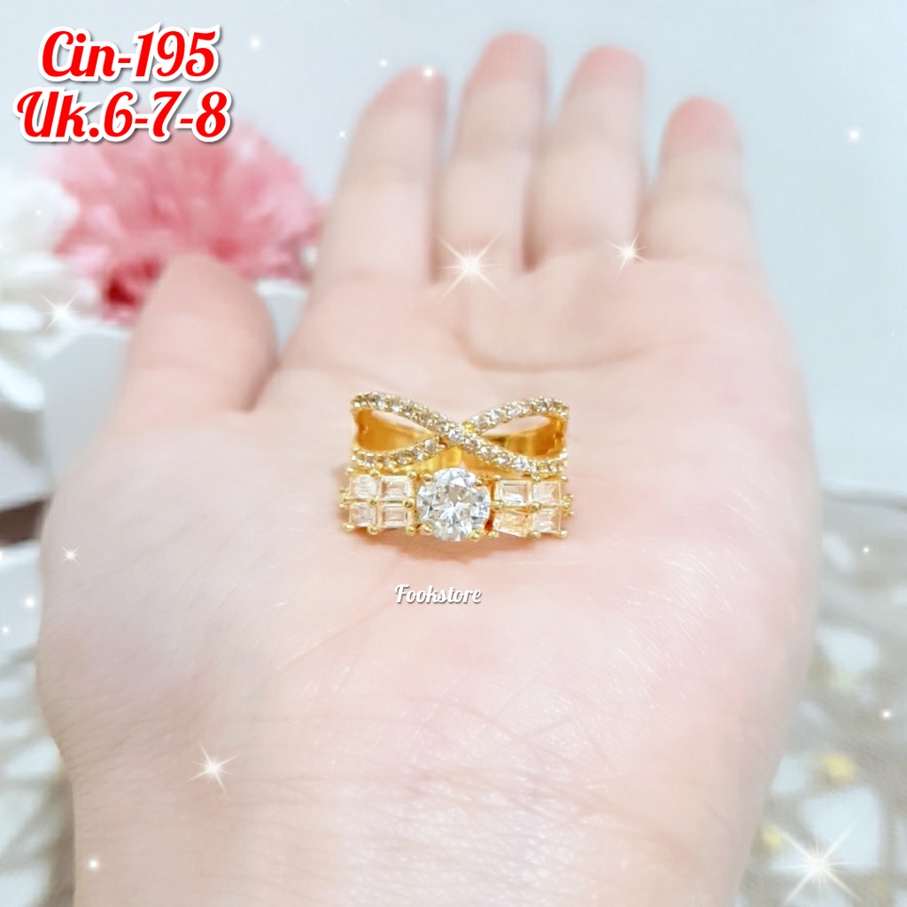 CINCIN DEWASA PERMATA PERHIASAN XUPING /CIN-195