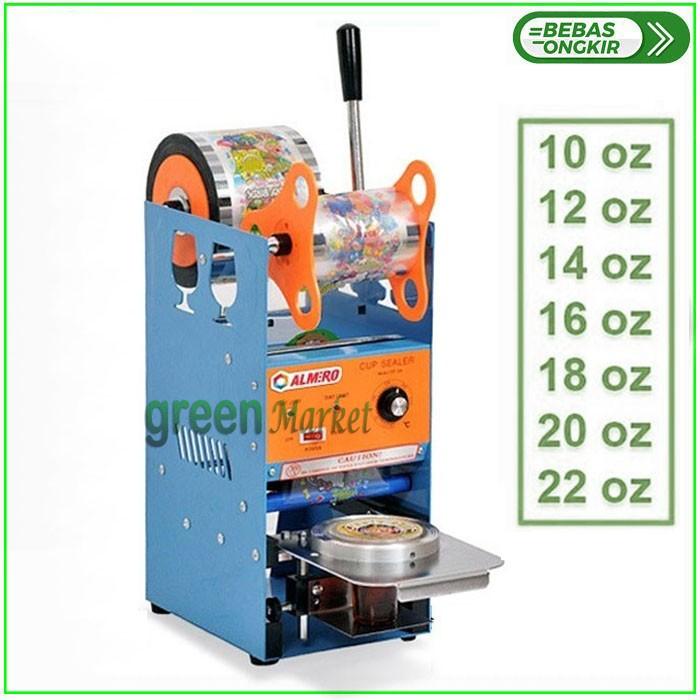 Mesin Cup Sealer C37 Press Gelas Plastik Sealing Machine Ukuran 22 OZ