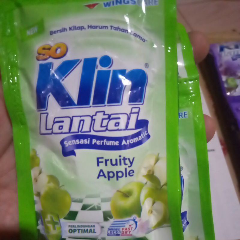 SOKLIN SO KLIN Lantai 25 ml 1 Renceng Isi 12 Sachet Sabun Pembersih Lantai Pel Perlengkapan Rumah All Varian Rose Bouquet Pink Marint Mint Ice Pine Blue Fruity Apple Hijau Floral Lavender Ungu Citrus Lemon Sereh Grosir Murah Wings