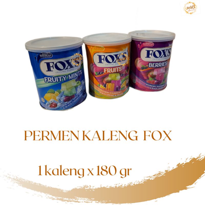 Permen Fox's kaleng 180 gr