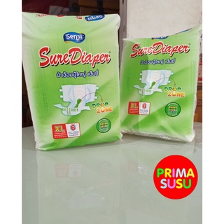 Sensi Sure Diaper M10, L8, XL6