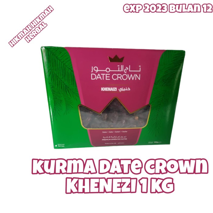 

[Ready Stock] Kurma Date Crown Khenaizi 1Kg/Date Crown Khenaizi 1Kg