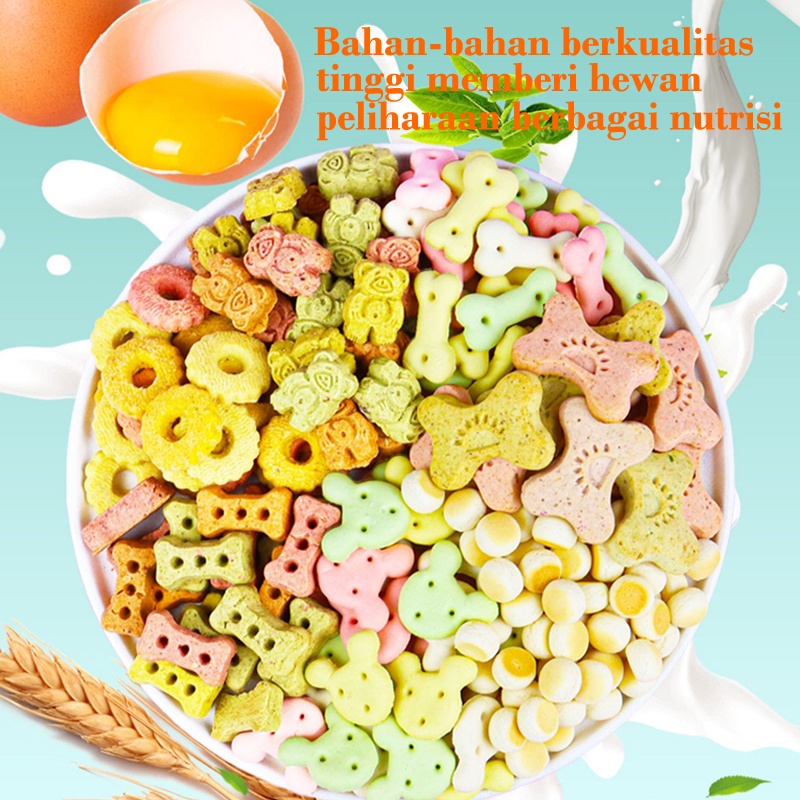 Biskuit Kucing Cemilan Anjing Puppy Snack Hewan Peliharaan Pembersih Gigi Molar Deodoran 100G