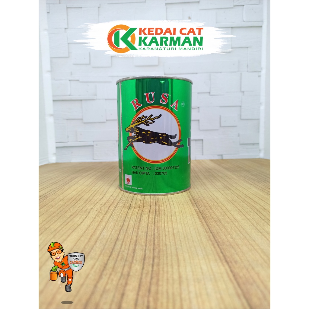 THINNER RUSA HIJAU 1LT ASLI - THINER RUSA PENGENCER CAT DUCO CAT MOBIL CAT MOTOR CAT KAYU CAT MINYAK