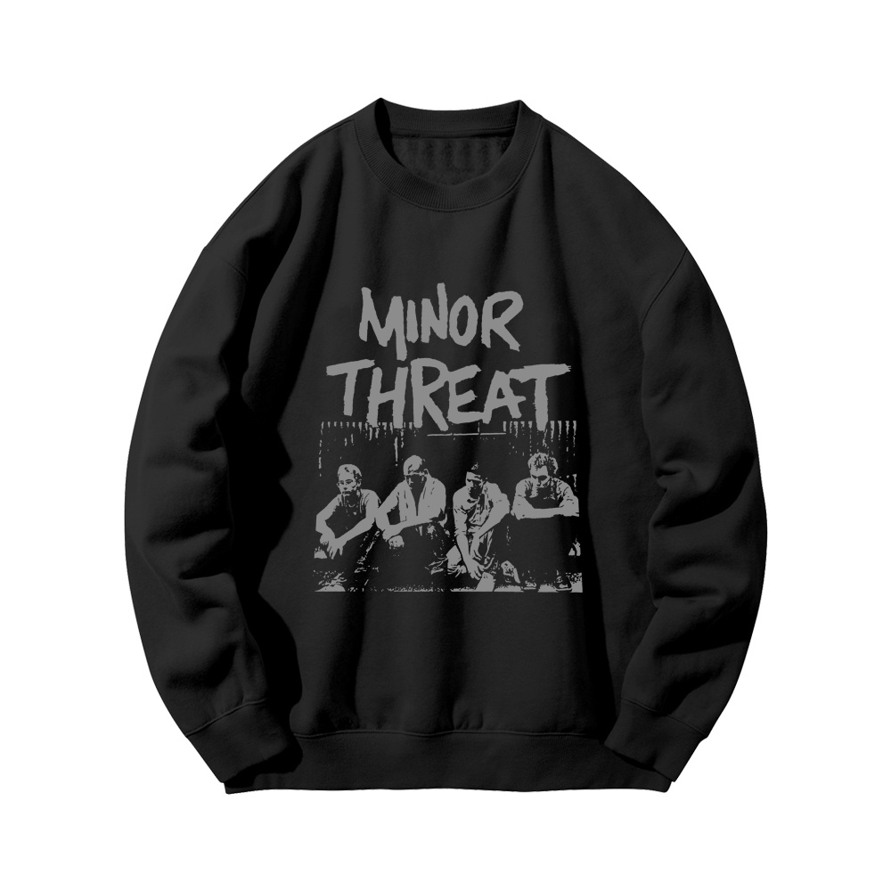 CREWNECK BAND MINOR THREAT SWEATER DISTRO MUSIK PUNK ROCK PRIA WANITA PREMIUM ORIGINAL BANDUNG