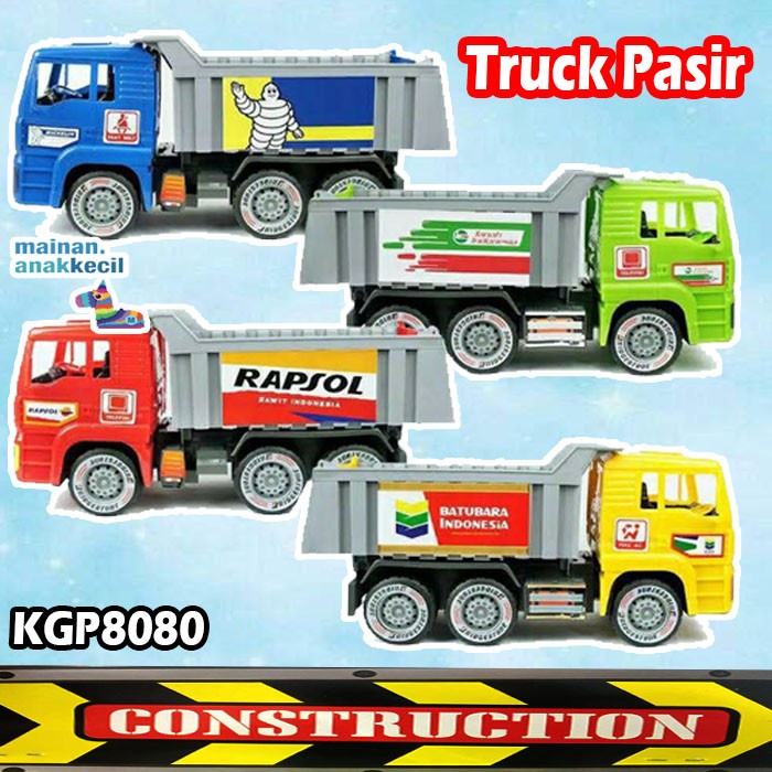 MAINAN MOBIL MOBILAN MINIATUR TRUK PASIR TANAH DAM TRUCK UKURAN BESAR