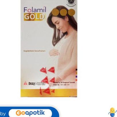 ♔ Folamil Gold Botol 30 Kapsul ☊