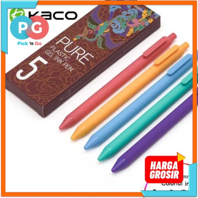 

KACO PURE CLASSIC III Special Edition Pena 0.5mm 5PCS - K1015(Colorful Ink) - PGPR