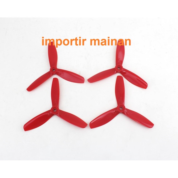 Propeller Mjx Bugs 5W 3Daun (4Pcs) Baling Rc Drone Mjx Bugs 5W B5W #Original