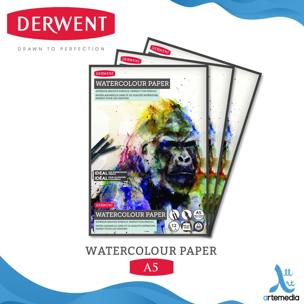 

Watercolor Pad Derwent A5 Watercolor Paper