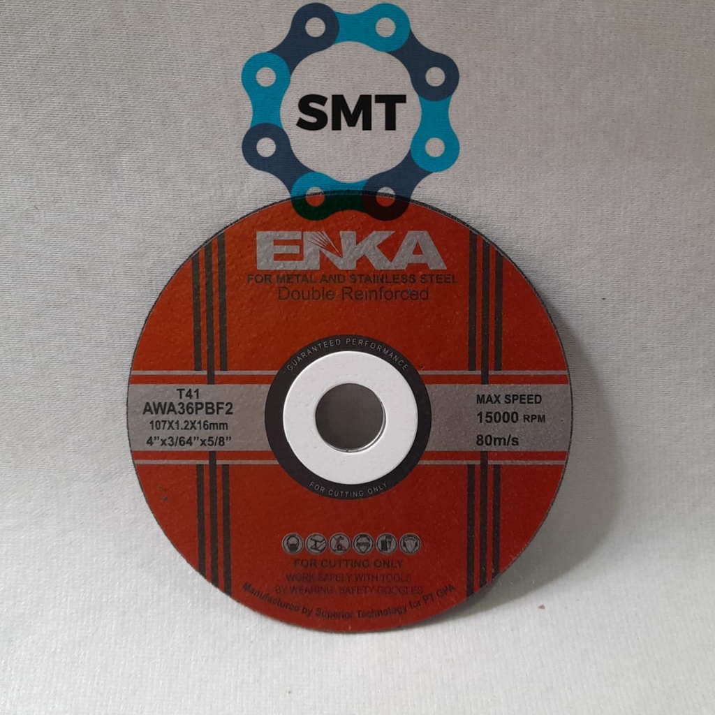 Mata Batu Gurinda ENKA Tipis Cutting Wheel Gerinda 4 Inch Potong Besi