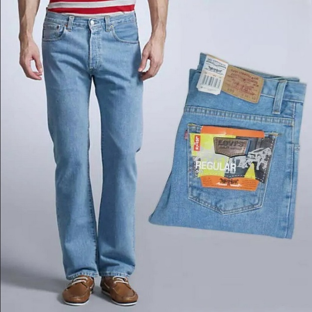 JM Celana Jeans Panjang Pria LEA Long Pants Denim Bahan Original Denim Bioblitz 27-38 Jumbo