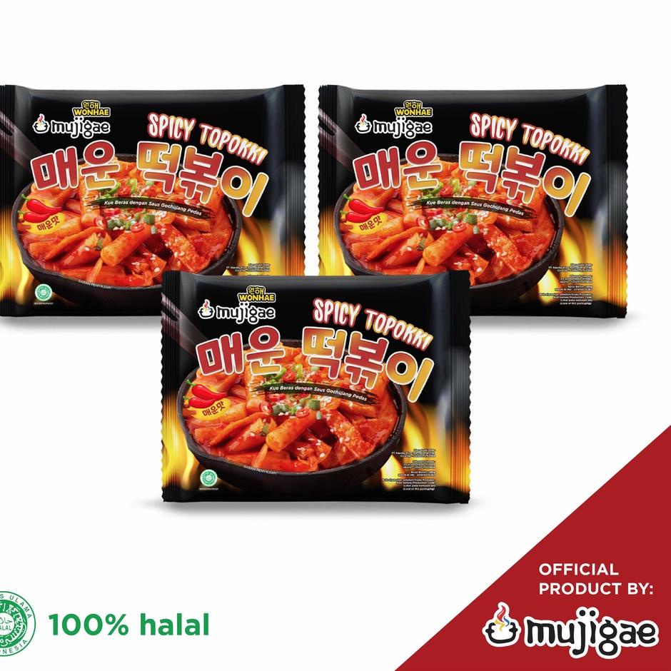 

Ω PAKET ISI 3 - Mujigae Spicy Topokki 195 gr ➴