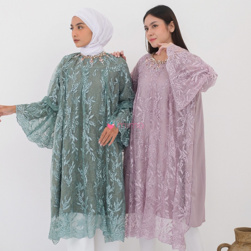 Brokat Simple Dress (Ramadhan/Lebaran Collection)