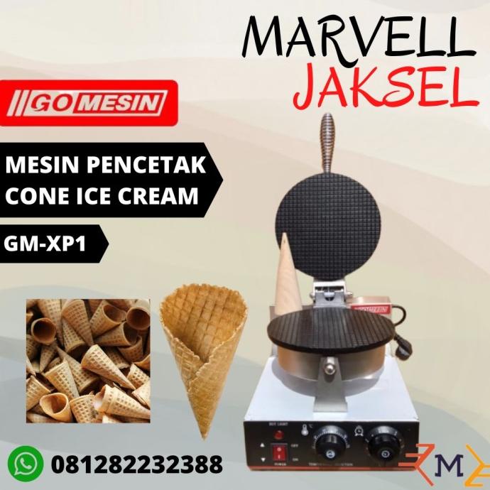 CONE WAFLE MAKER GOMESIN GM-XP-1 MESIN CETAK CONE ICE CREAM / ES KRIM