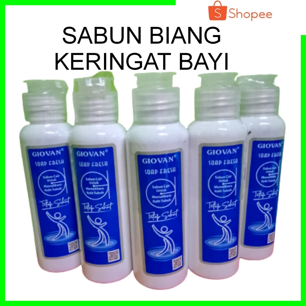 SABUN CAIR GIOVAN SOAP FRESH, GIOVAN BIANG KERINGAT BAYI 90 Mil