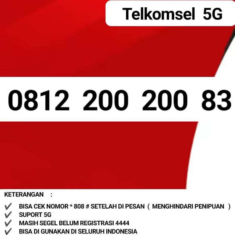 Nomor Cantik Simpati 4G Seri Dobel Double Ratusan 200 200 Simpati Tahun 2002 2008 Murah Meriah
