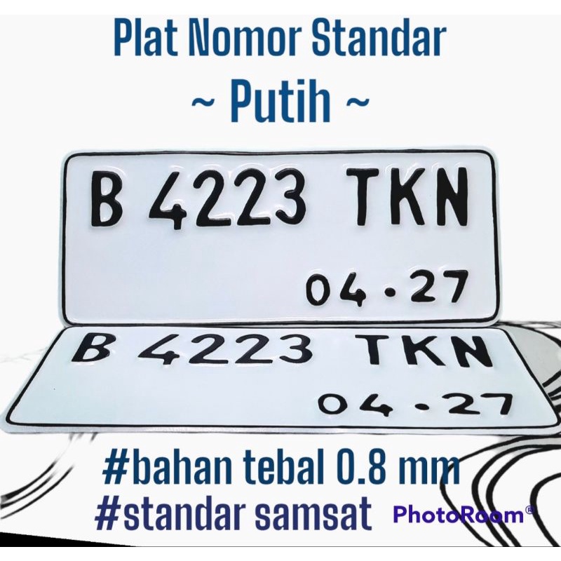 PLAT NOMOR MOTOR STANDAR SEPASANG #Proses cepat, Pagi Bikin Sore Kirim