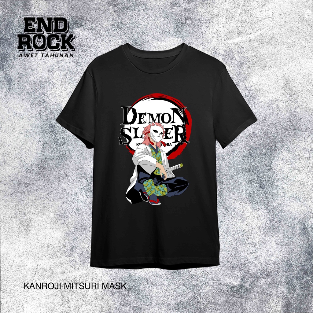 Kaos Distro Original Endrock Tema Kanroji Mitsuri Mask