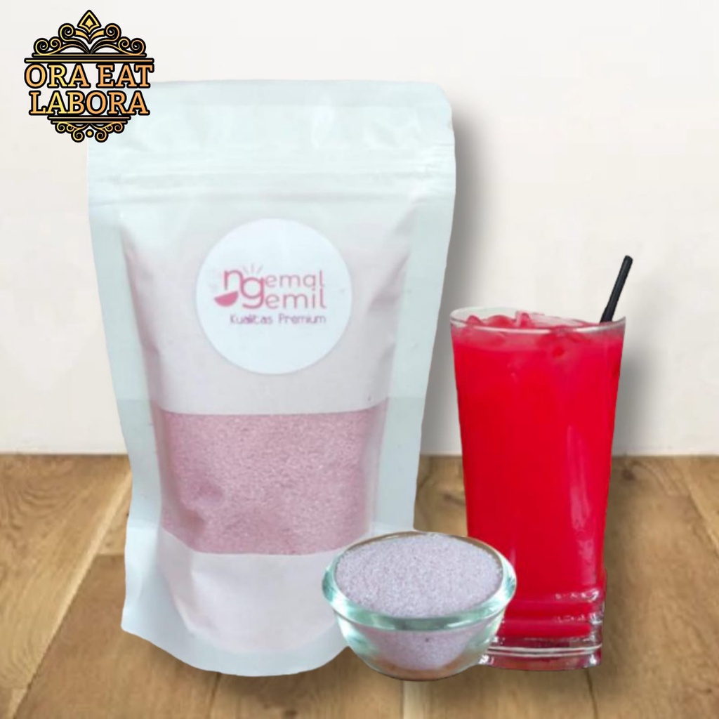 

Bubuk Minuman Rasa Red Velvet Serbuk Minuman Kekinian Red Velvet Powder Drink Kualitas Premium - Ora Eat Labora