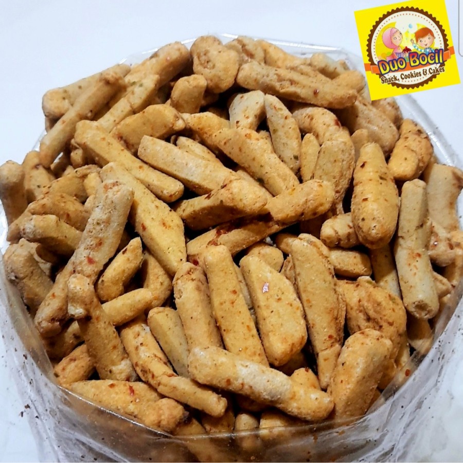 

Stik Basreng Pedas Daun Jeruk 250 Gram - Duo Bocil Snack