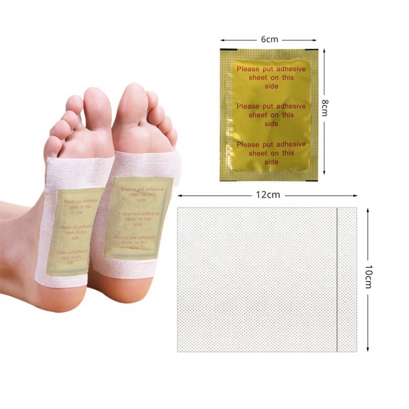 TERMURAH KOYO HERBAL KAKI KINOKI GOLD ORIGINAL ISI 10 PCS / KOYO KAKI PENYERAP RACUN / DETOX RACUN