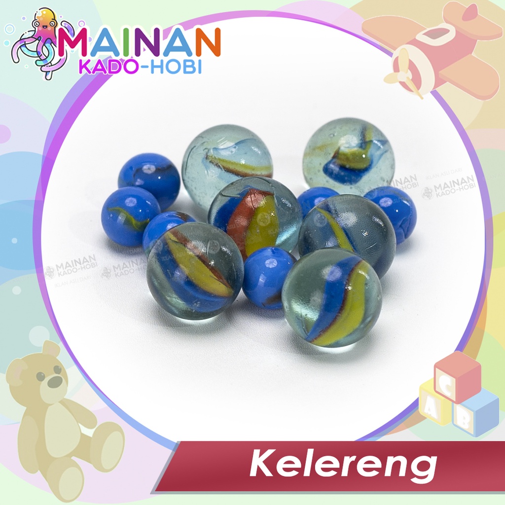 HOBI KOLEKSI MAINAN ANAK TRADISIONAL MARBLES GUNDU KELERENG FIDGET POP IT