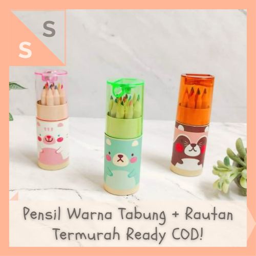 

[simplyshop] Pensil Warna 12 Pcs Free Rautan Colour Pencils Sharpener Lukis Tulisan Art Alat Tulis Kantor Sekolah Mewarnai Menggambar