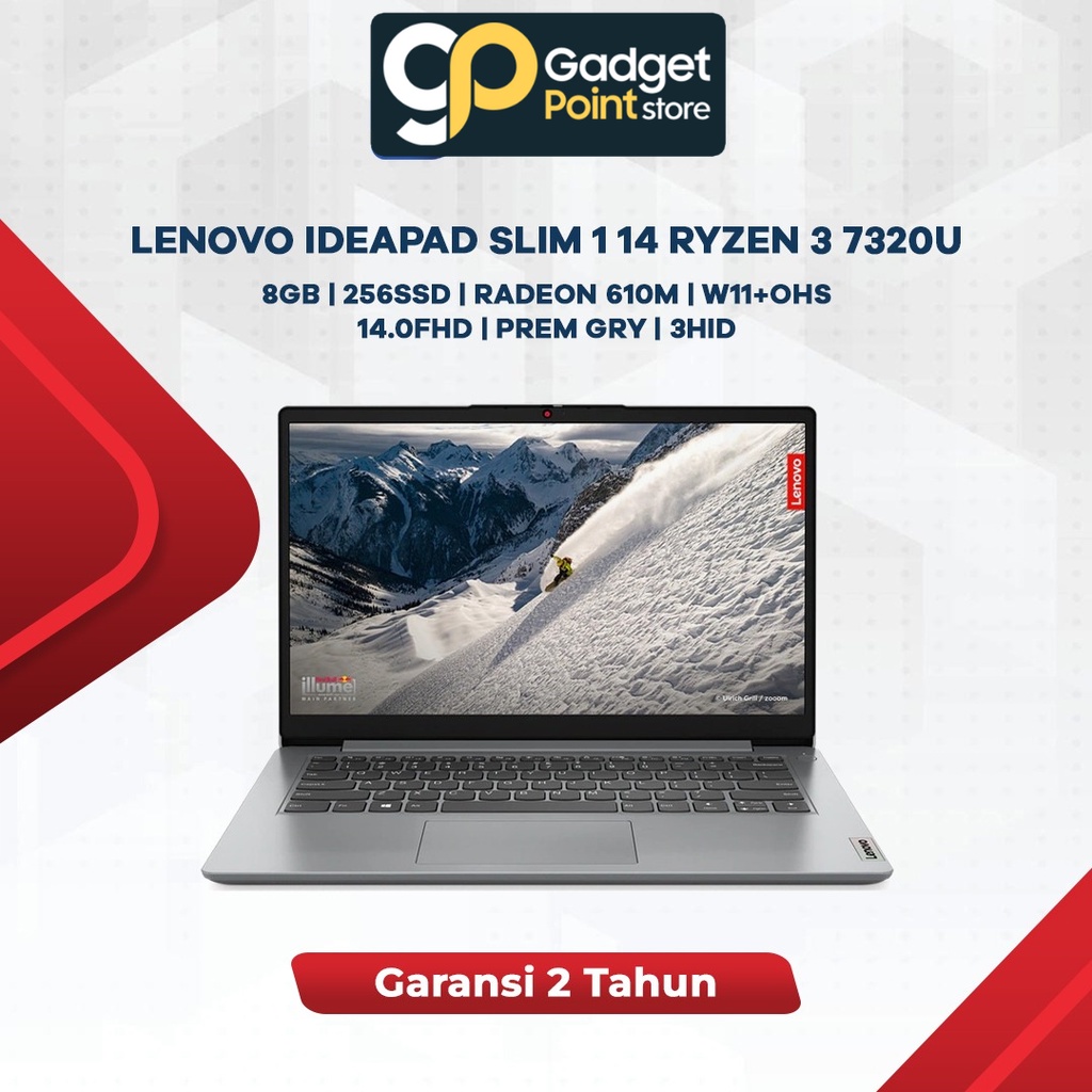 LENOVO IDEAPAD SLIM 1 14 RYZEN 3 7320U 8GB 256SSD