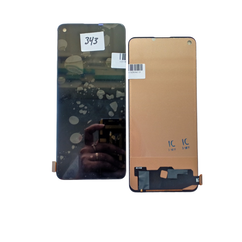 Lcd Touchscreen Oppo A74 4G Reno 5F Realme 8 4G - Layar HP Oppo A74 4G Kaca LCD Reno 5F Fullset