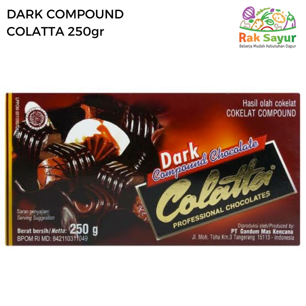 

Coklat Batang Collata 250gr Dark Compound Chocolate Rak Sayur Pasar Murah Online Padang