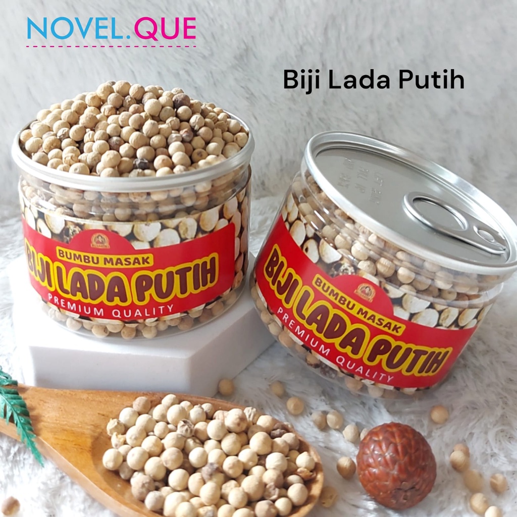 

Can Rempah Biji Lada Putih Asli Bangka Bumbu Dapur Merica Bulat White Pepper Kualitas Premium